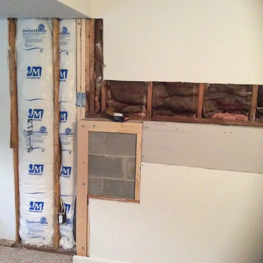 Wall insulation replacement during Odor Removal & Deodorization in Baldwin
